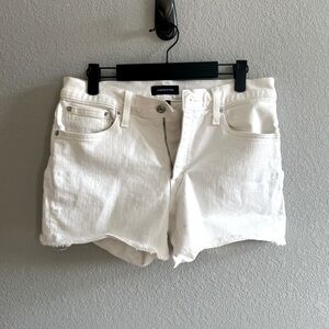 J. Crew / Jeans White Jean Shorts Distressed